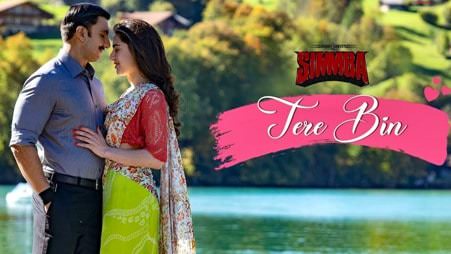Tere Bin Lyrics Translation | SIMMBA | Tere Bina Nahi Lagda Dil Mera