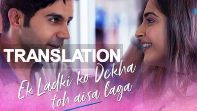 Ek Ladki Ko Dekha Lyrics Translation – Darshan Raval