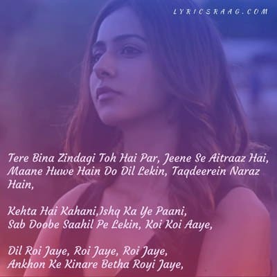 dil royi jaye song translation arijit meaning