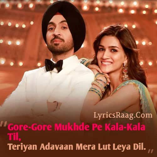 arjun patiala main deewana tera diljit kriti translation