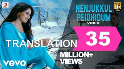 Nenjukkul Peidhidum Lyrics (with Translation) | Vaaranam Aayiram