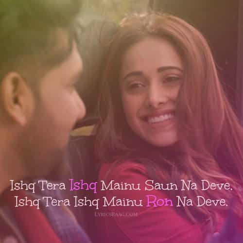 Ishq Tera Guru Randhawa translation quotes