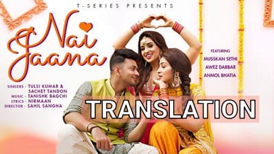 Nai Jaana Lyrics (with Meaning) | Tulsi Kumar | Sachet Tandon