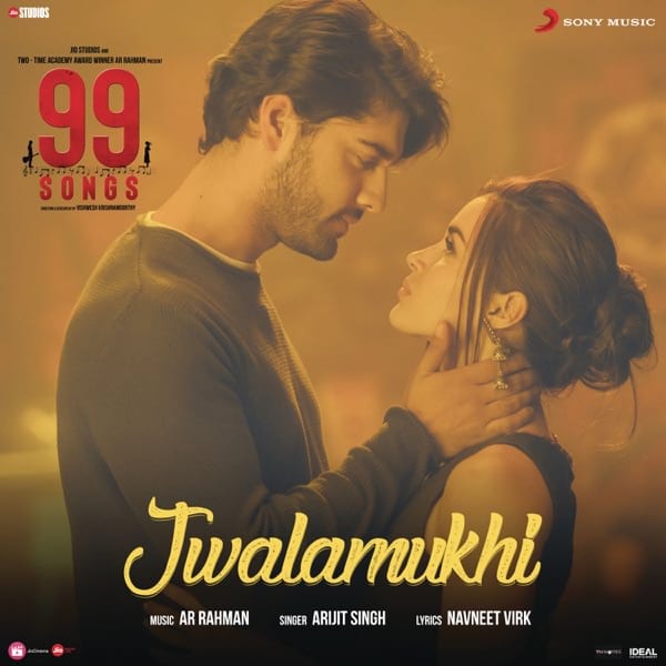 Jwalamukhi (From 99 Songs) Hindi lyrics (by A. R. Rahman & Arijit Singh)