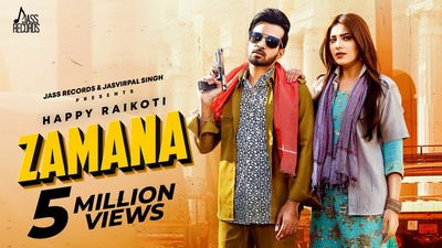 Zamana Song Lyrics – Happy Raikoti & Afsana Khan | Ft. Ginni Kapoor