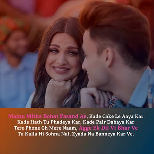 asim riaz himanshi khurana kalla sohna nai lyrics english