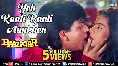Ye Kaali Kaali Aankhen Lyrics Translation – Baazigar (1993)