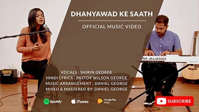 dhanyawad ke saath lyrics in english