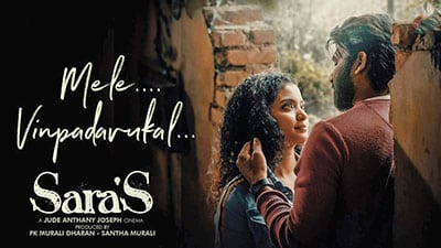 Mele Vinpadavukal Lyrics — Sara’s | Sooraj Santhosh
