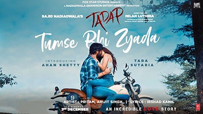 Tumse Bhi Zyada Lyrics Translation — Tadap | Arijit Singh
