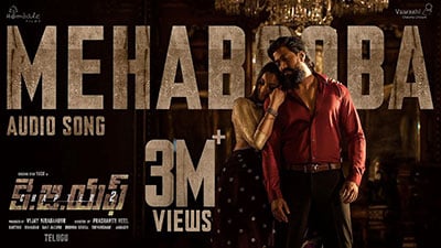 Mehabooba Lyrics (Telugu) — KGF Chapter 2 | Rocking Star Yash
