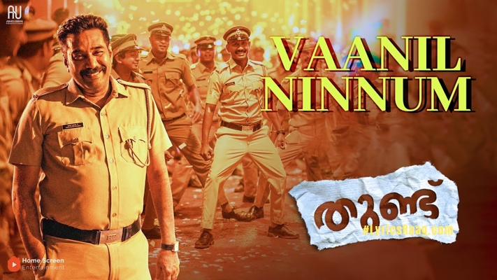 vaanil ninnum lyrics thundu