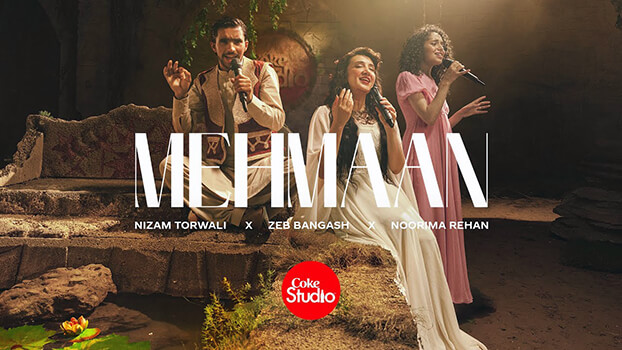 Mehmaan Lyrics Zeb Bangash coke studio english