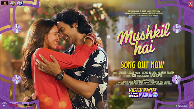 Mushkil Hai Lyrics With English Vicky Vidya Ka Woh Wala Video
