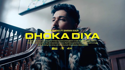 Dhoka Diya Lyrics English Zack Knight Simran Kaur