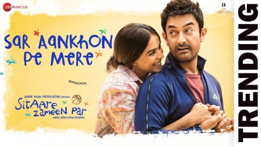 Sar Aankhon Pe Mere Lyrics {English Translation} – Sitaare Zameen Par | Arijit Singh | Shariva Parulkar